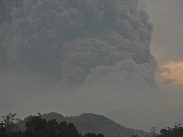 sopka, indonézia, kelud