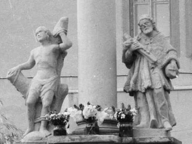 sv. Sebastián, sv. Ján Nepomucký