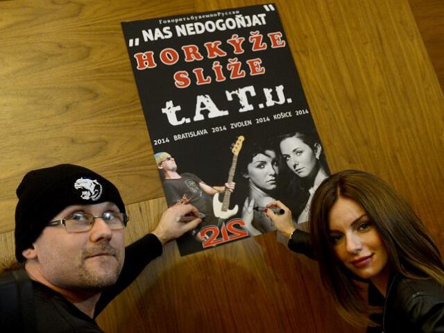 SR Hudba Horkýže Slíže t.A.T.u koncert_turné TK BAX