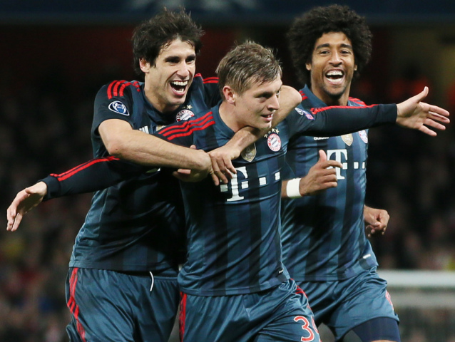 Javier Martinéz, Toni Kroos, Dante