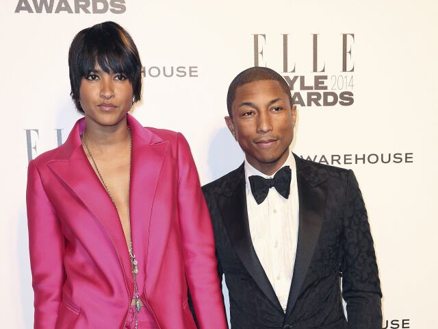 Spevák Pharrell Williams a jeho manželka Helen Lasichanh.
