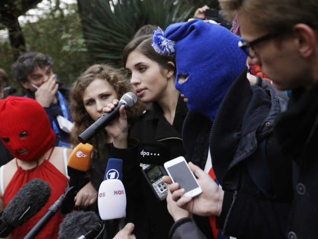 Pussy Riot, tlačová konferencia, Soči