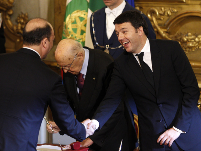 Matteo Renzi, taliansko, Giorgio Napolitano