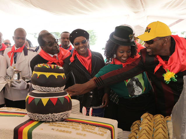 Zimbabwe, Mugabe, narodeniny, oslava