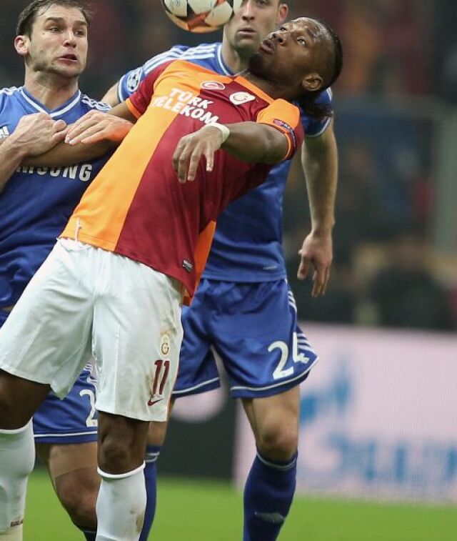 Didier Drogba, Gary Cahill, Branislav Ivanovič