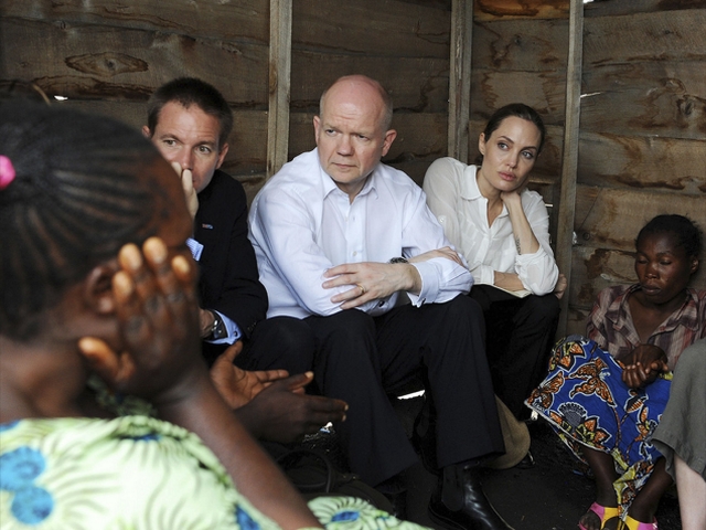 William Hague, Angelina Jolie