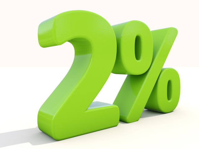 2 %