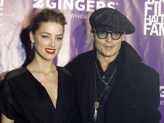 Amber Heard a Johnny Depp