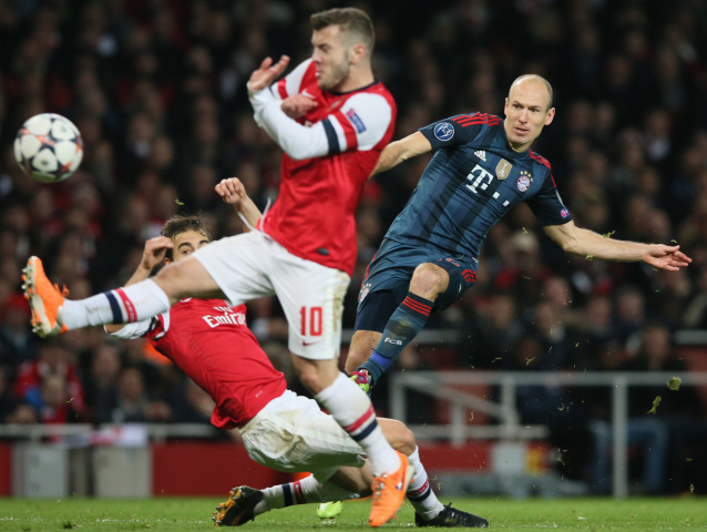 Arjen Robben, Arsenal - Bayern,