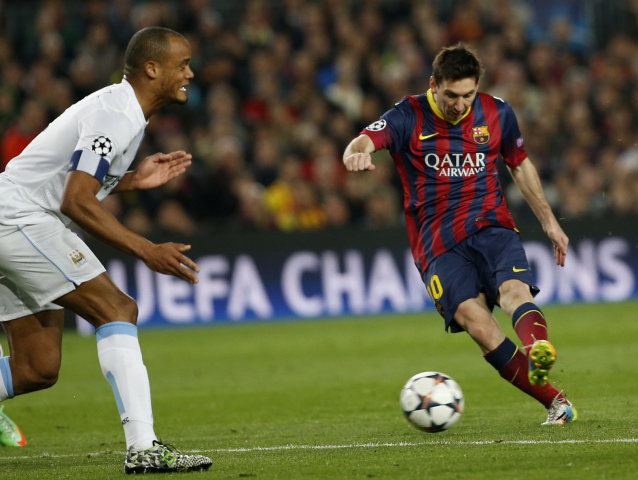 Lionel Messi, Vincent Kompany
