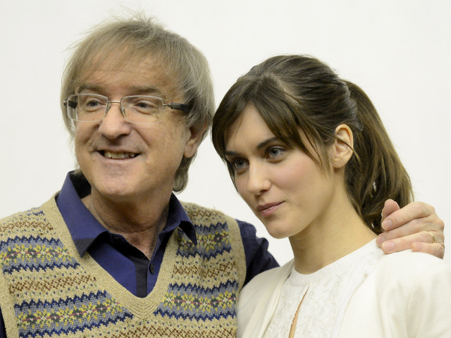 Miroslav Žbirka a herečka Judit Bárdosová.