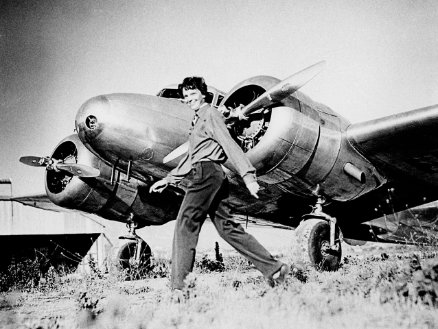 Amelia Earhartová, lietadlo, pilotka, letecké nešťastie, záhada