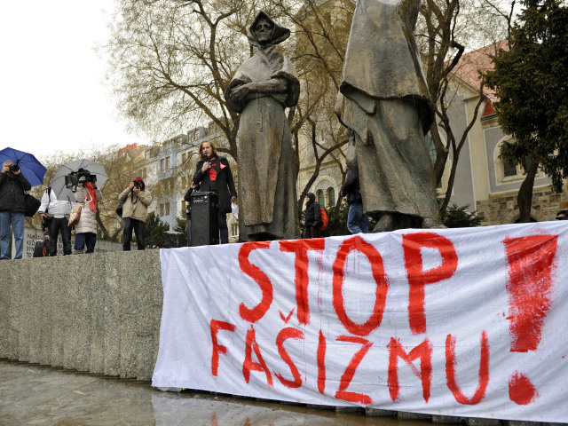 protest, antifašisti
