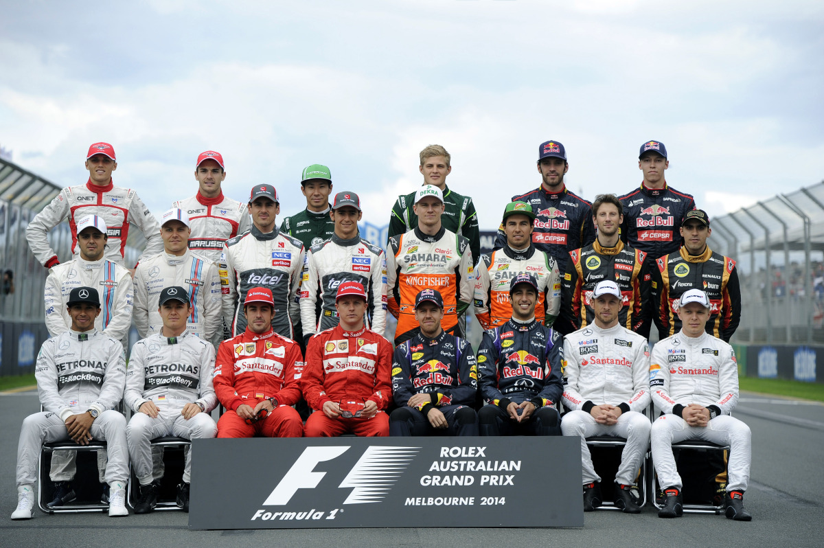 F1, všetci jazdci, spoločná foto