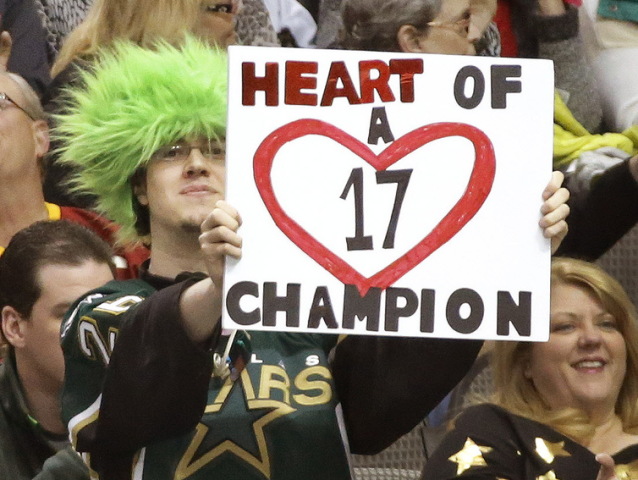 Rich Peverley, fanúšik, Dallas Stars