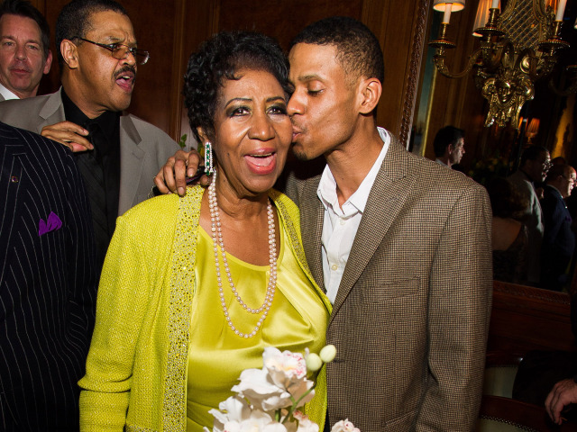 Aretha Franklin a jej syn Kecalf Cunningham