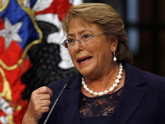 Chile Bacheletová, Čile, prezidentka