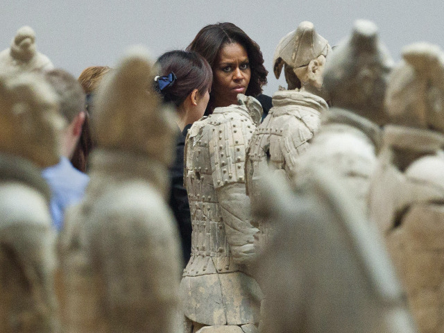 Michelle Obama, Čína, terakotoví bojovníci