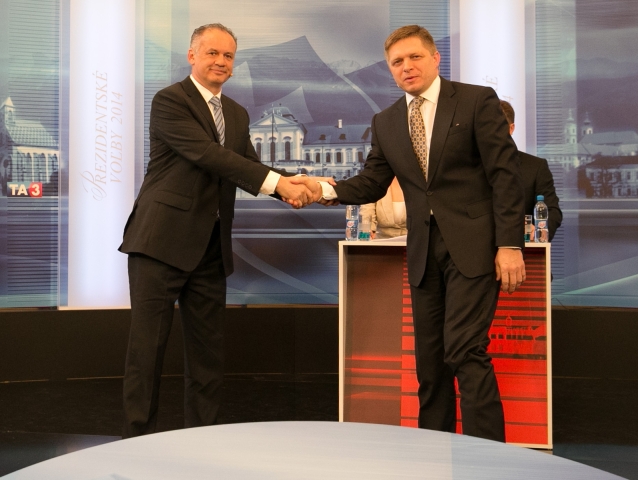 Andrej Kiska, Robert Fico, prezidentskí kandidáti