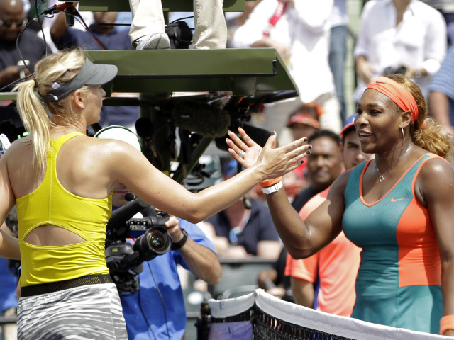 Maria Šarapovová, Serena Williamsová