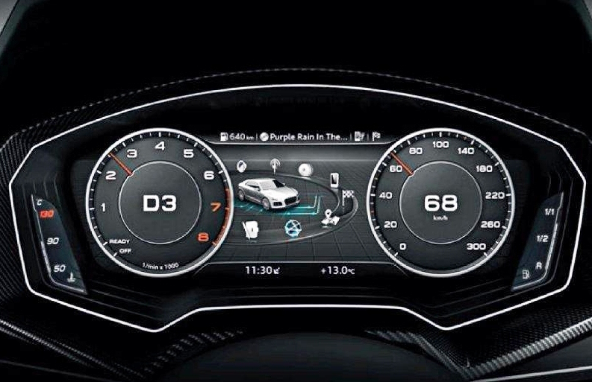 Audi TT - digitálne prístroje