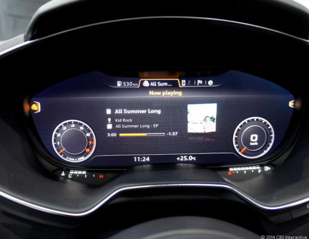 Audi TT - digitálne prístroje