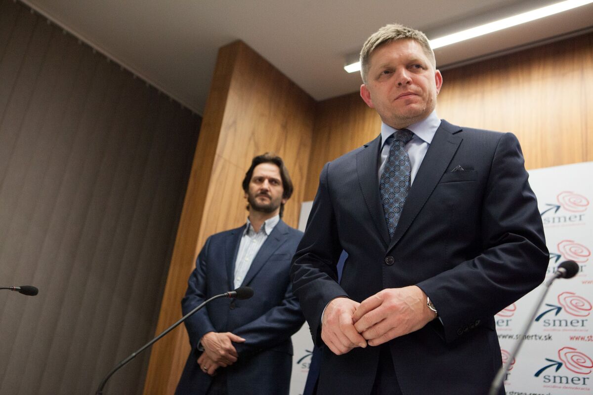 Robert Fico, Robert Kaliňák, prezidentske volby 2014, fico, smer, kalinak,