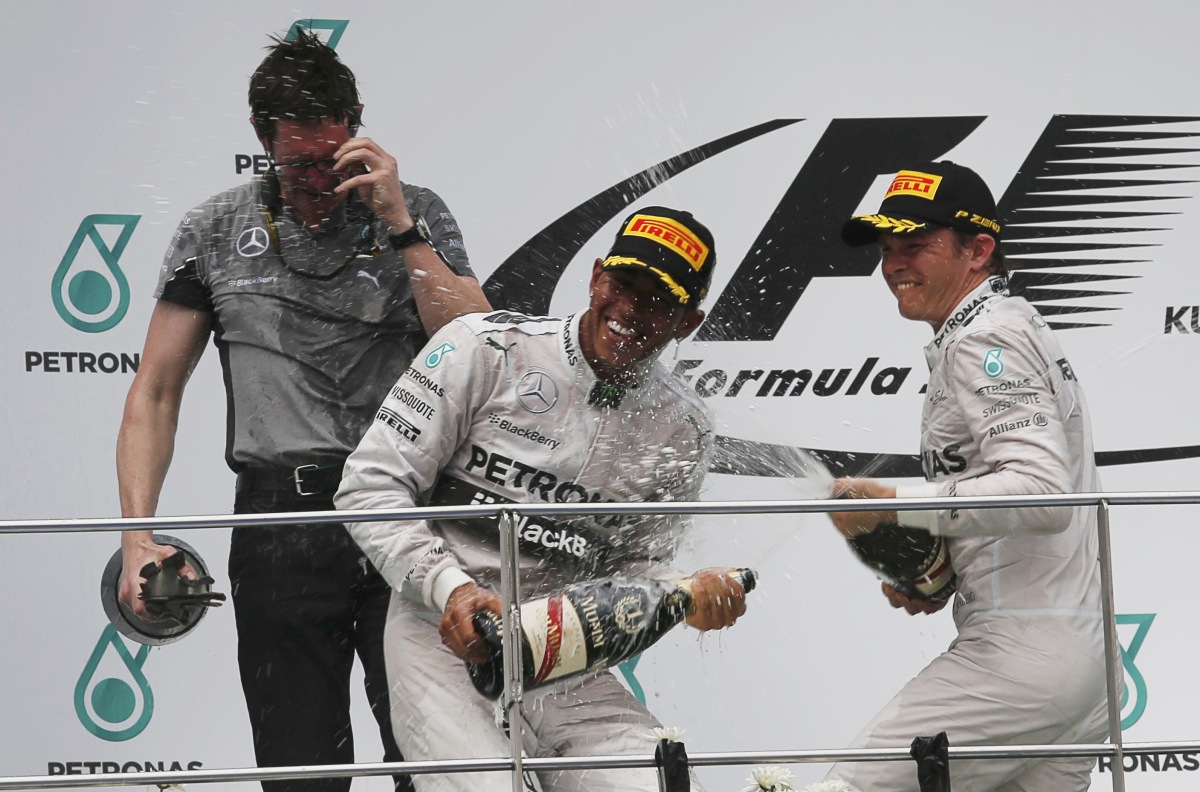 VC Malajzie, Lewis Hamilton, Nico Rosberg