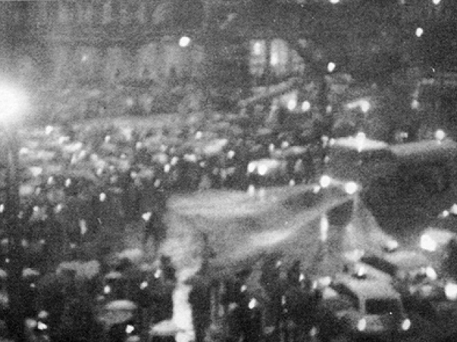 sviečková manifestácia