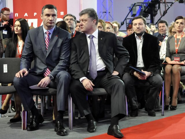 Kličko, Porošenko, Ukrajina, voľby