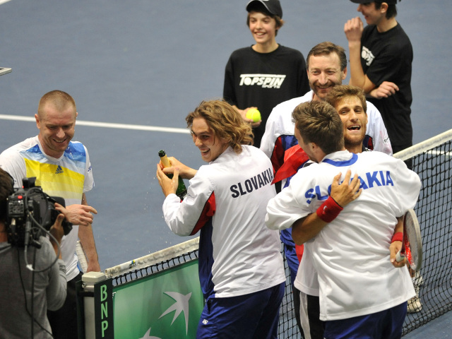 Michal Mertiňák, Lukáš Lacko, Miloš Mečíř, Martin Kližan, Norbert Gombos