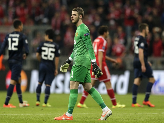 Bayern Mníchov - Manchester United, De Gea