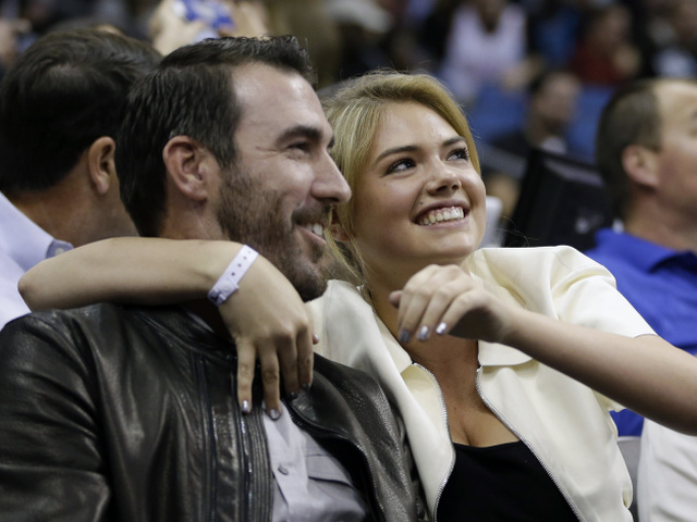 Americká topmodelka Kate Upton s priateľom Justinom Verlanderom.