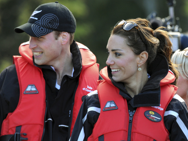 Britský princ William a jeho manželka Kate, vojvodkyňa z Cambridge 