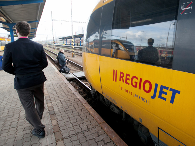 RegioJet, železnice,