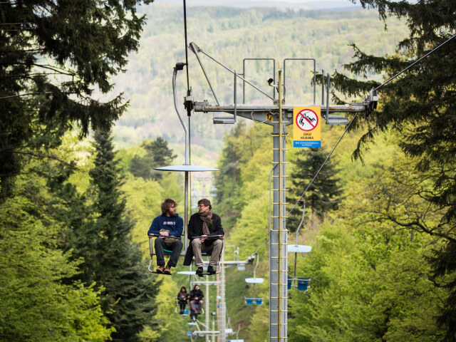 lanovka, Kamzík, Železná studnička