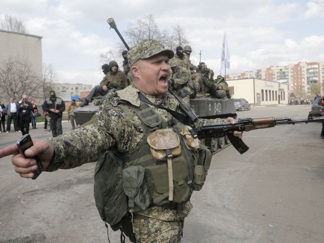 Ukrajina, Slaviansk, vojaci