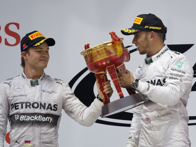 Nico Rosberg, Lewis Hamilton