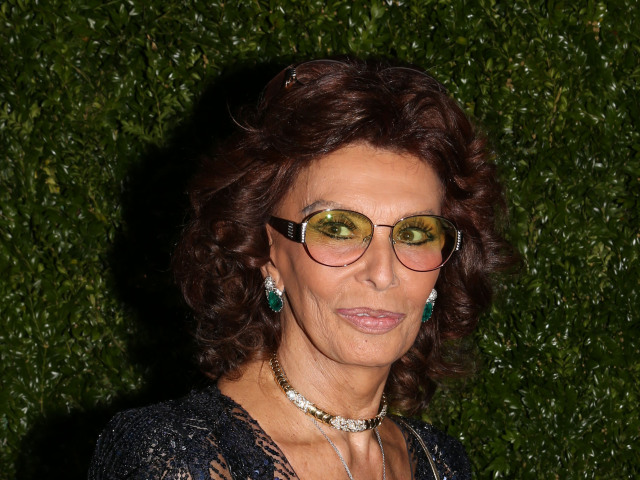 Herečka Sophia Loren.