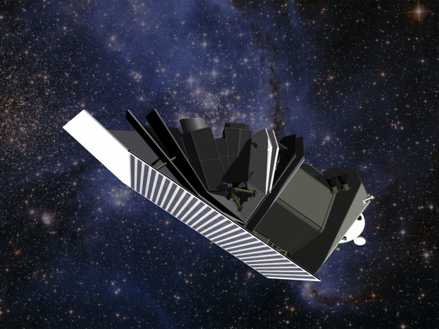 Asteroid, teleskop, Sentinel, ilustrácia