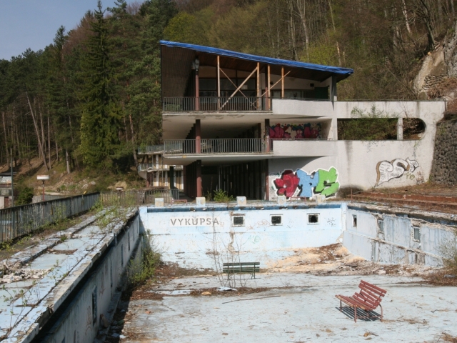 kúpalisko, Zelená žaba, Trenčianske Teplice