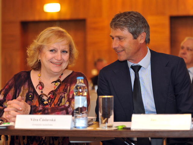 Jan Železný, Viera Čáslavská