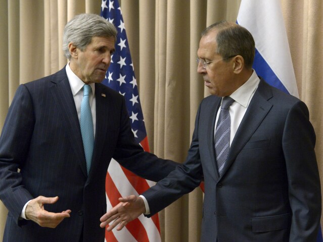 Sergej Lavrov, John Kerry, USA, Rusko, Ukrajina