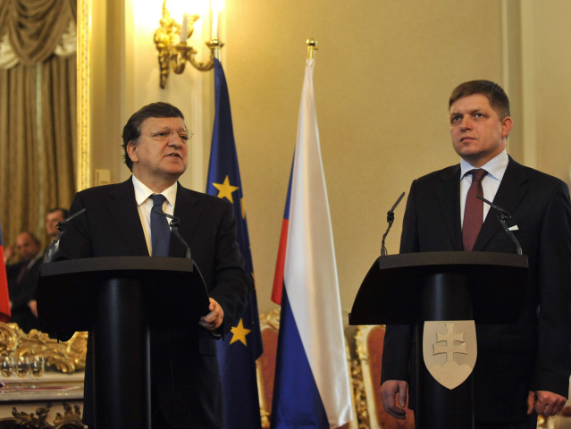 José Manuel Barroso, Robert Fico