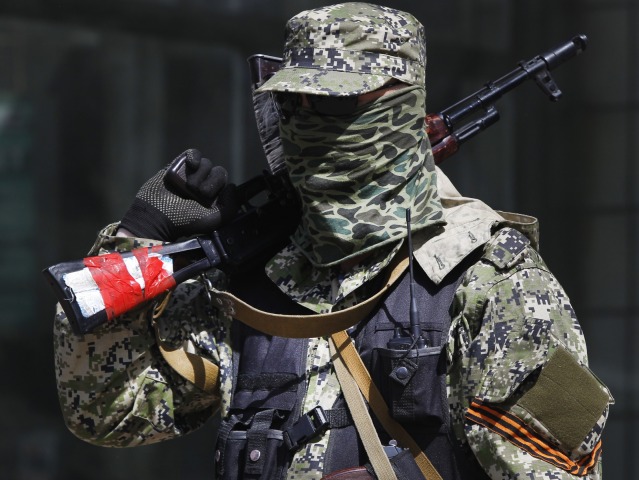 Ukrajina, Slaviansk, vojak