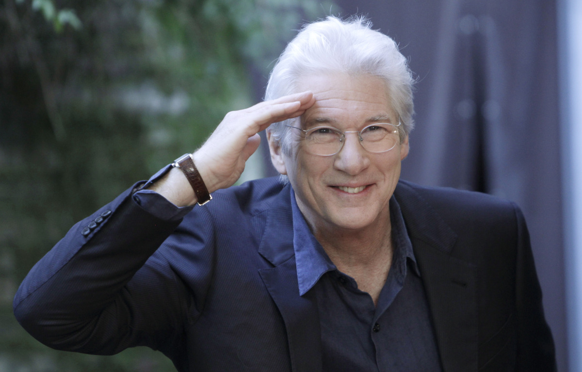 Americký herec Richard Gere.