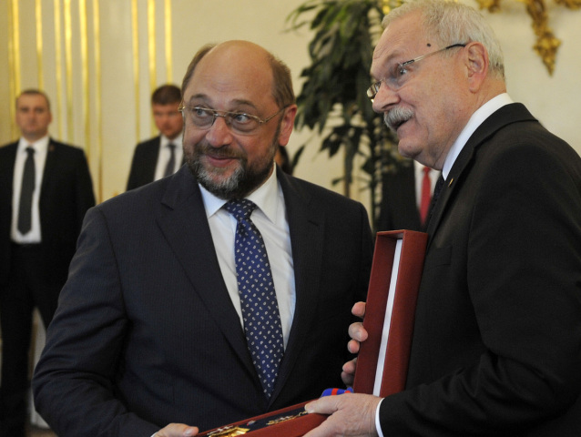 Gašparovič, Schulz