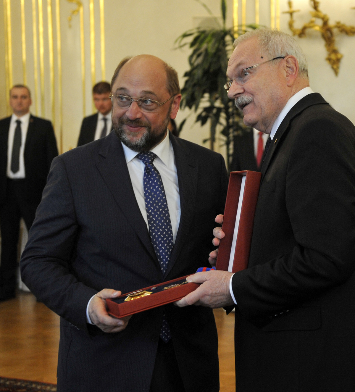 Gašparovič, Schulz