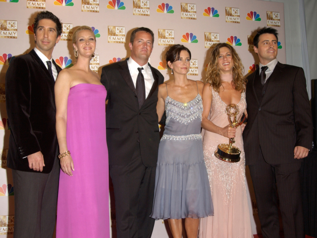David Schwimmer, Lisa Kudrow, Matthew Perry, Courteney Cox, Jennifer Aniston a Matt LeBlanc