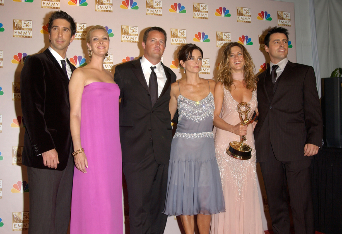 David Schwimmer, Lisa Kudrow, Matthew Perry, Courteney Cox, Jennifer Aniston a Matt LeBlanc